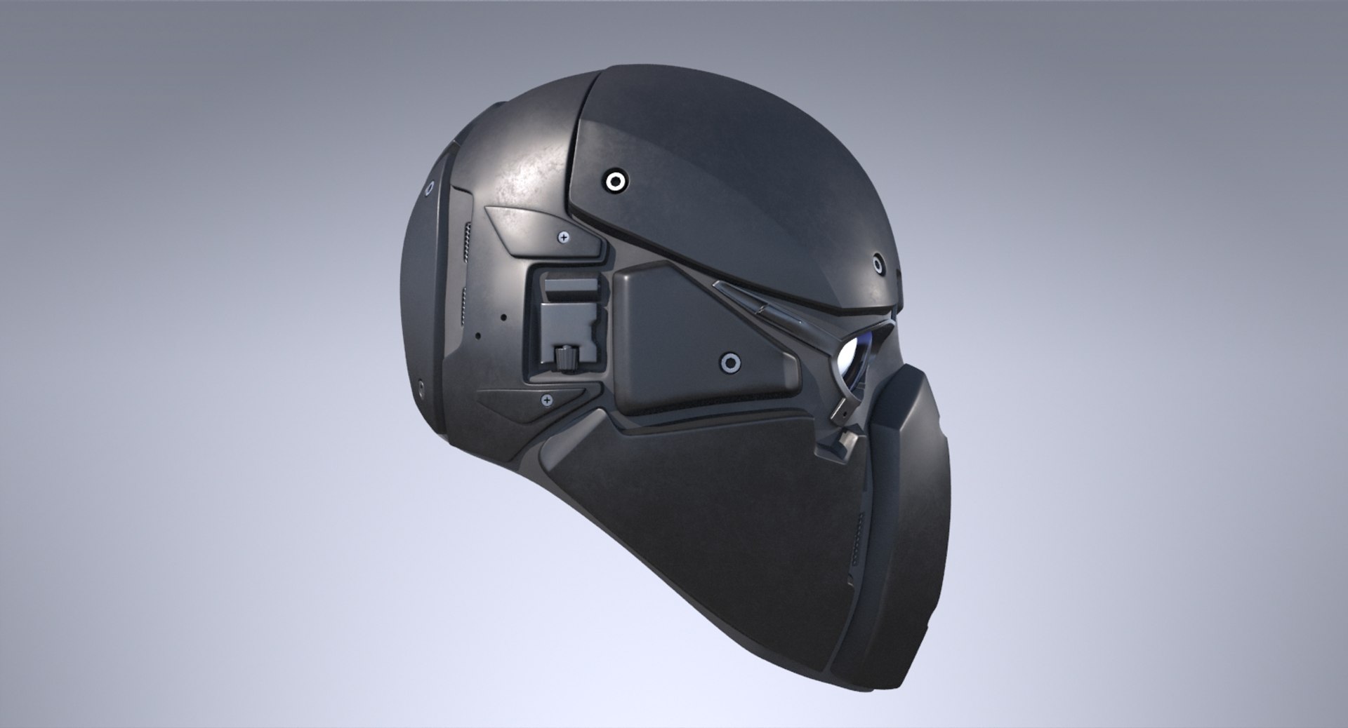 3D Ronin Tactical Mask - TurboSquid 1203688