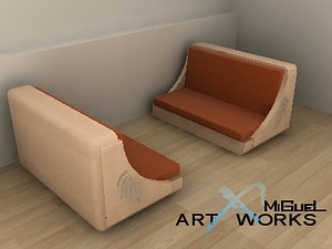 3d sofa home living