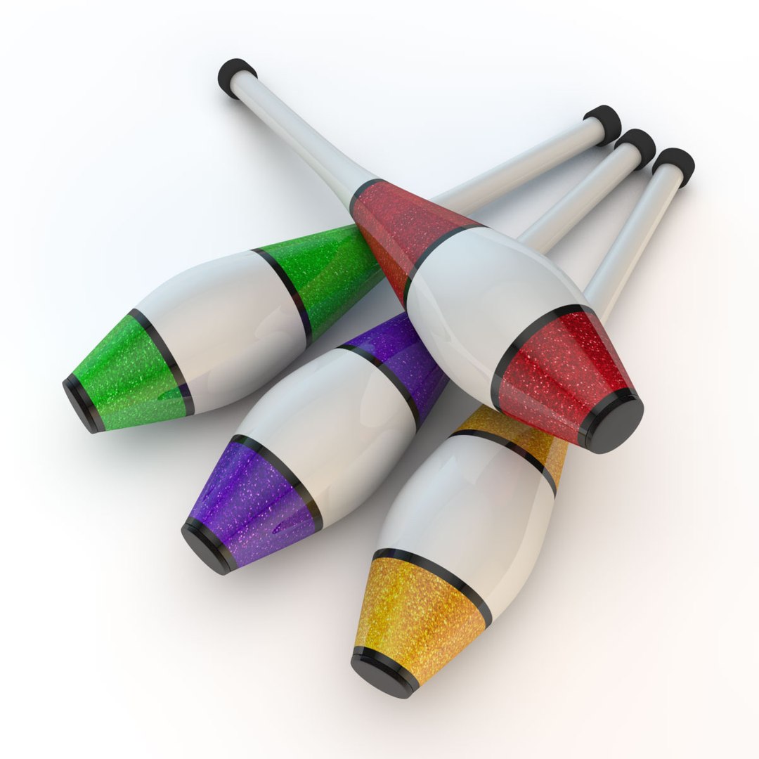 ジャグリングクラブ3Dモデル - TurboSquid 735595