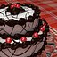 Torta con cioccolato e ciliegie
