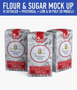 flour and sugar package