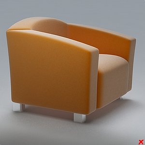 armchair chair 3d model