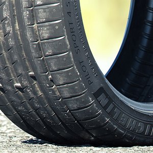 3D Sports Car Tire