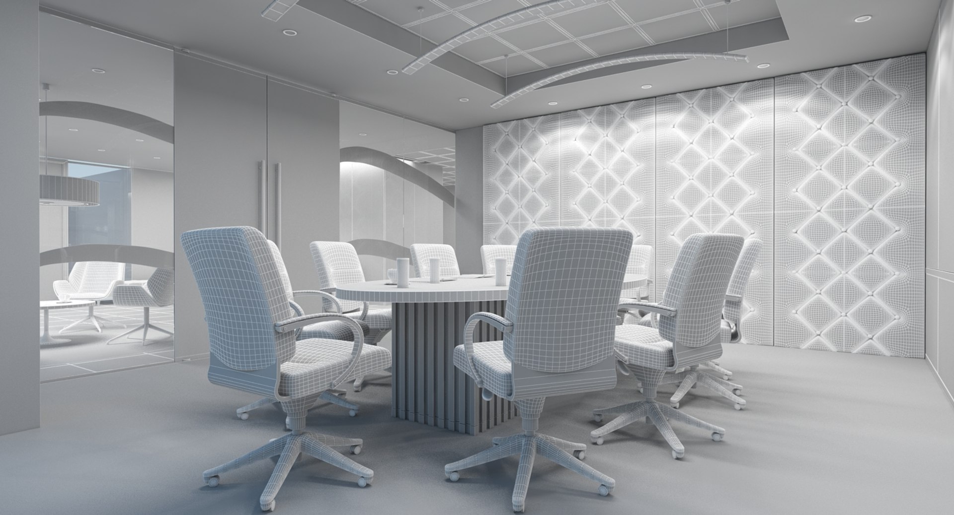 Office Interior 3d Model