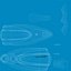 Swim Fins 2 Blue 2