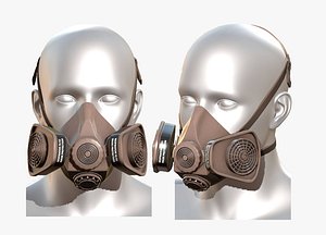 gas mask 3D model