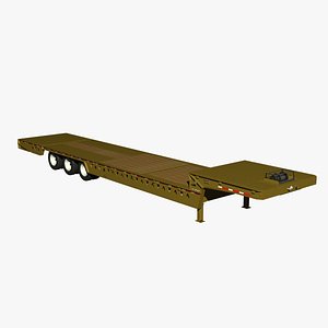 3d trail king lowboy dove model