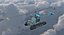 Bell 47 On Floats Polizei manipuliert 3D-Modell