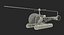 Bell 47 On Floats Polizei manipuliert 3D-Modell