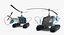 Bell 47 On Floats Polizei manipuliert 3D-Modell