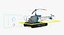 Bell 47 On Floats Polizei manipuliert 3D-Modell