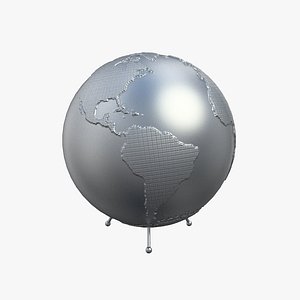 statue planet earth 3d max