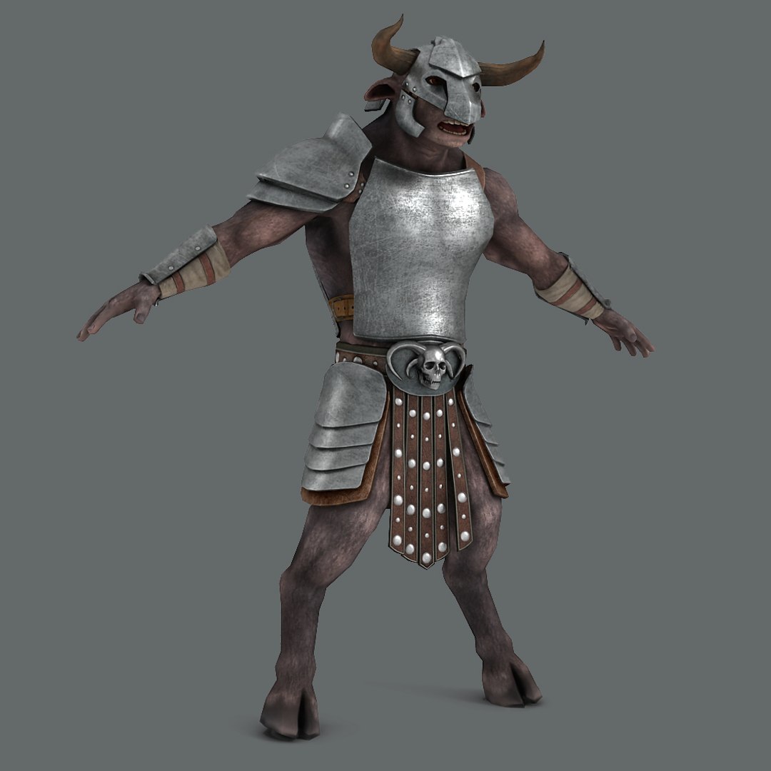 3d Minotaur Armor