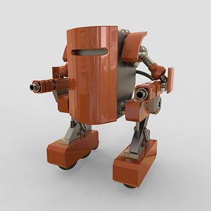 robot cartoon c 3D model
