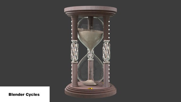 3D Wooden Hourglass Sand Timer - TurboSquid 1817356