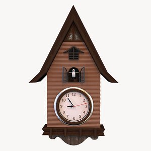 Cuckoo clock 3D model