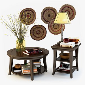 Pottery Barn Decor Tables Set