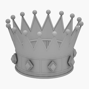 crown king print 3D model