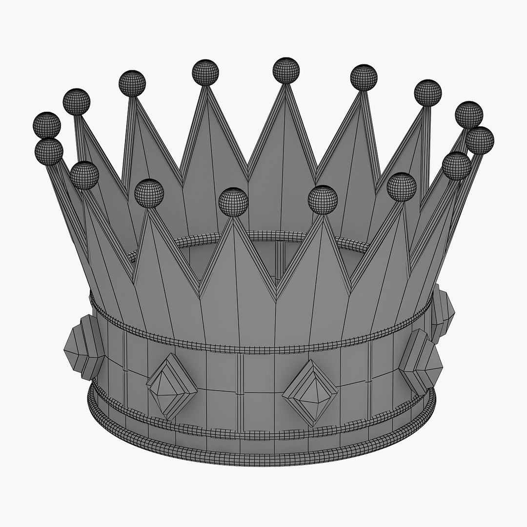 Crown King Print 3D Model - TurboSquid 1625141