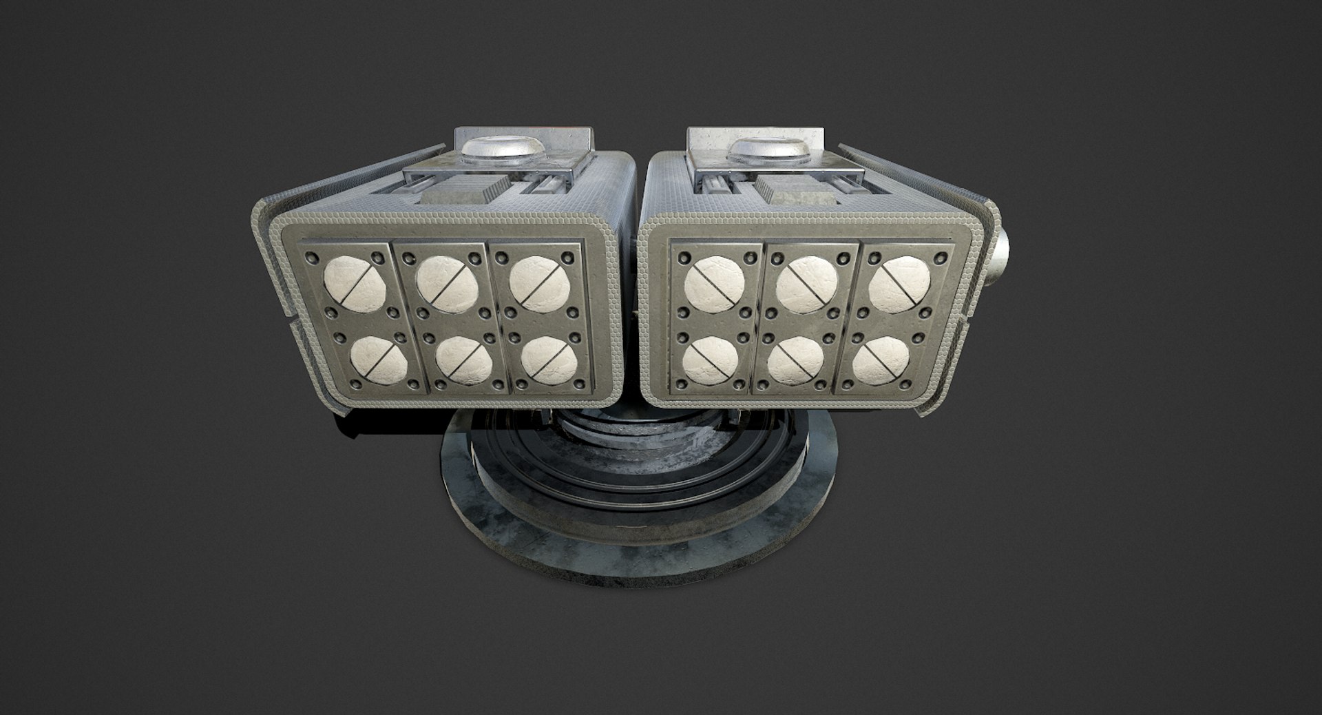 3D heavy missile launcher sci-fi model https://p.turbosquid.com/ts-thumb/34/ACUsL6/mkFJ9k7W/screenshot121/png/1558092321/1920x1080/fit_q87/0de946e7cf533a2a117f48351bcf957a2d774bd4/screenshot121.jpg