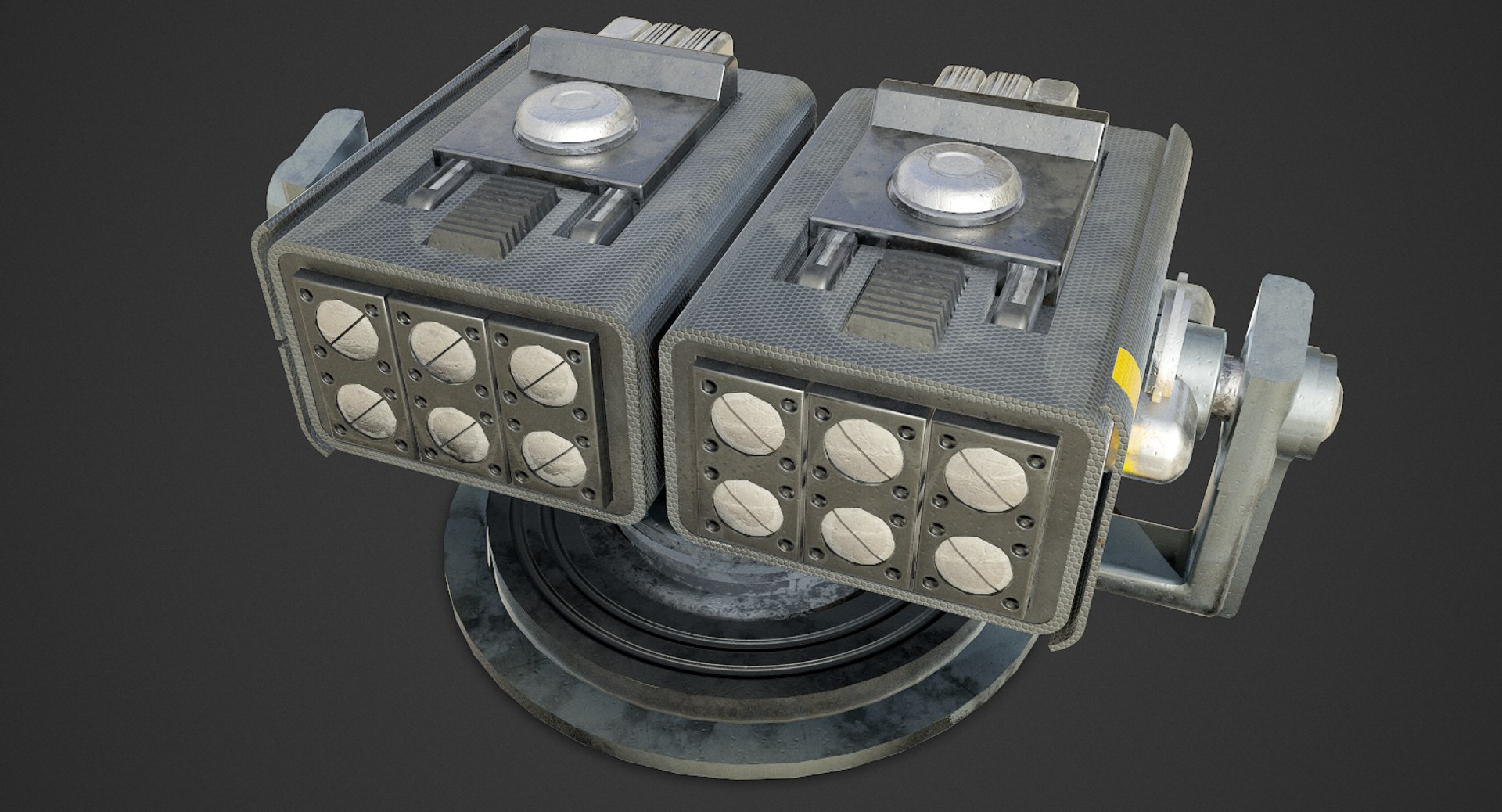 3D heavy missile launcher sci-fi model https://p.turbosquid.com/ts-thumb/34/ACUsL6/ot2QrByB/screenshot119/png/1558092321/1920x1080/fit_q87/3057f24e3f88142d00a8bffa5e89f68ca02f7743/screenshot119.jpg