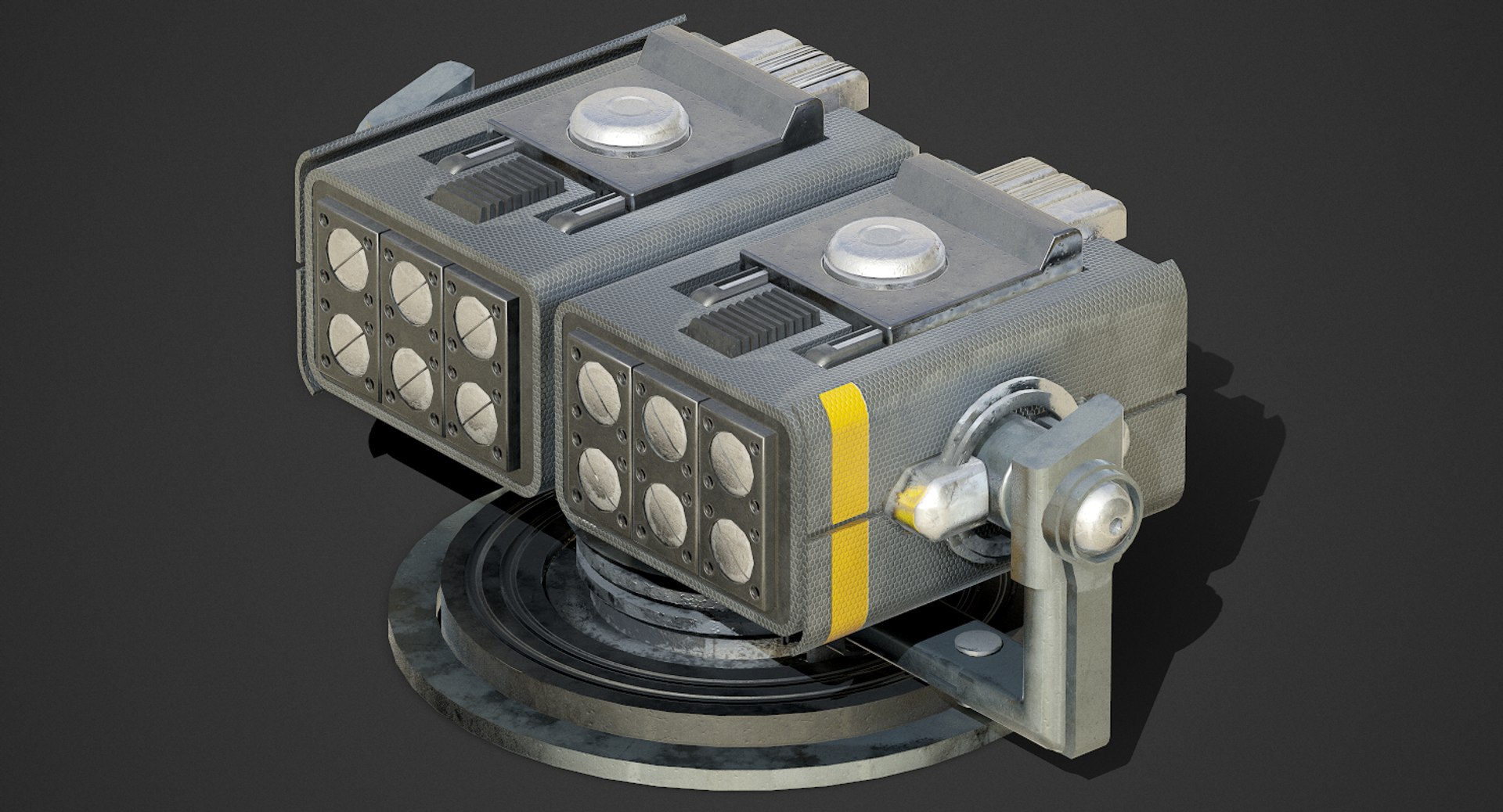 3D heavy missile launcher sci-fi model https://p.turbosquid.com/ts-thumb/34/ACUsL6/vvkuwNNc/screenshot122/png/1558092321/1920x1080/fit_q87/9ff039b7b1f2f343a172deff52de6b3a4d01eb4d/screenshot122.jpg