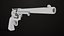 Revólver 04 modelo Colt Silver todas as texturas PBR Unity UE