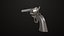 Revólver 04 modelo Colt Silver todas as texturas PBR Unity UE