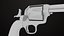 Revólver 04 modelo Colt Silver todas as texturas PBR Unity UE
