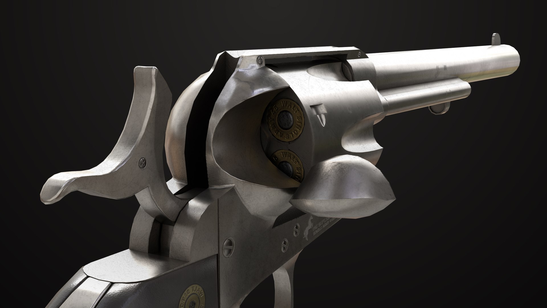 Revolver 03 Model Colt Silver All PBR Unity UE Textures 3D model https://p.turbosquid.com/ts-thumb/34/D901fQ/IF/revolver03_00032/jpg/1703489908/1920x1080/fit_q87/1d328f00b4d6de571ff6a871f32b9114e4f4d685/revolver03_00032.jpg