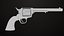 Revólver 04 modelo Colt Silver todas as texturas PBR Unity UE