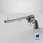 Revólver 04 modelo Colt Silver todas as texturas PBR Unity UE
