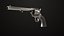 Revólver 04 modelo Colt Silver todas as texturas PBR Unity UE