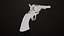 Revólver 04 modelo Colt Silver todas as texturas PBR Unity UE