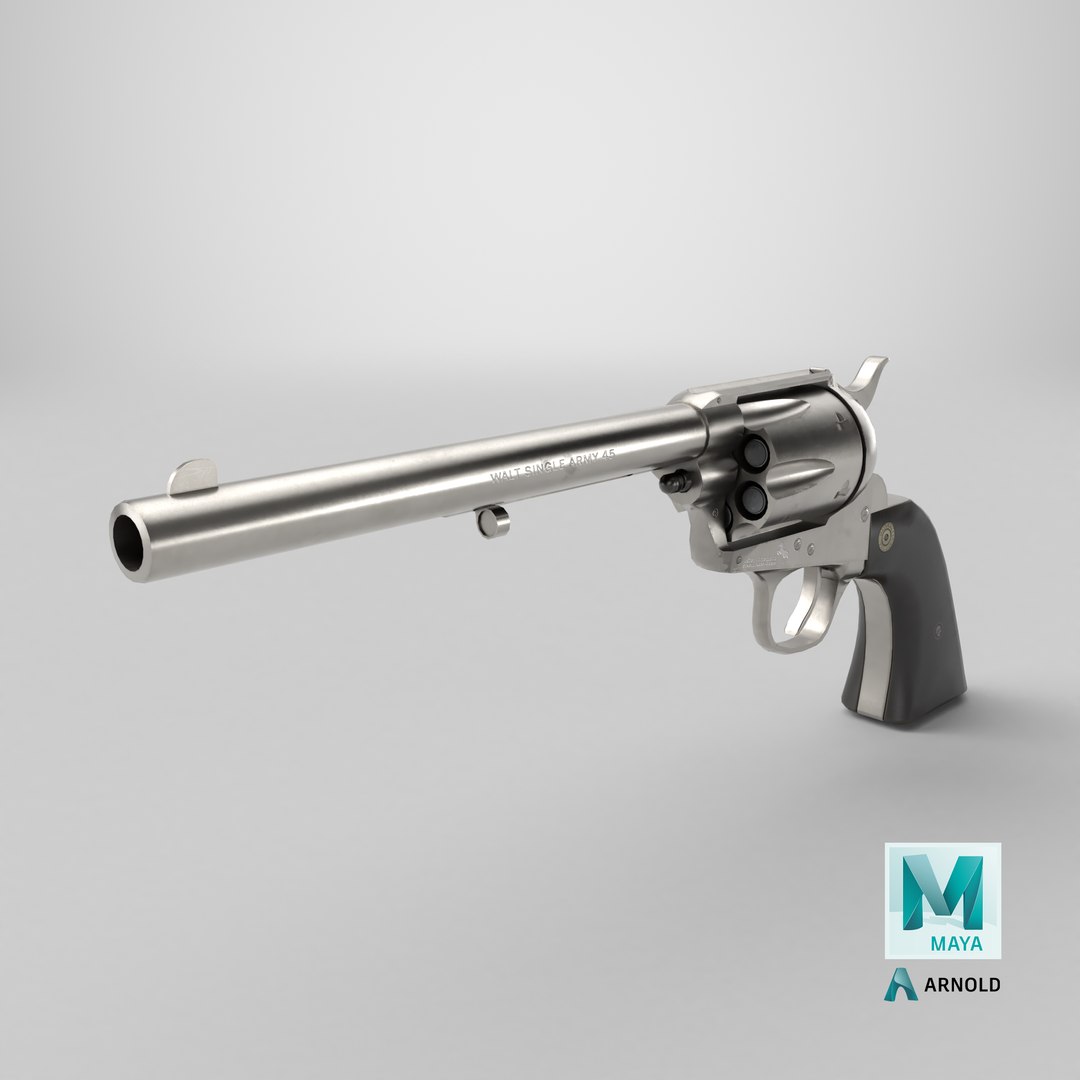 Revolver 03 Model Colt Silver All PBR Unity UE Textures 3D model https://p.turbosquid.com/ts-thumb/34/D901fQ/hk/stemcell_maya_arnold_render/png/1742418577/1920x1080/fit_q87/40e75a41cab3ff7cbadbd925917d1034d1b56906/stemcell_maya_arnold_render.jpg