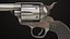 Revólver 04 modelo Colt Silver todas as texturas PBR Unity UE