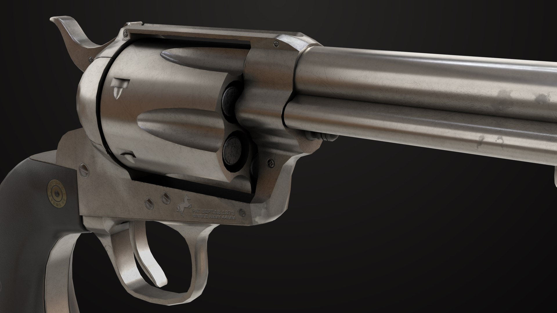 Revolver 03 Model Colt Silver All PBR Unity UE Textures 3D model https://p.turbosquid.com/ts-thumb/34/D901fQ/ni/revolver03_00028/jpg/1703489905/1920x1080/fit_q87/6418e454ca0a892d2625311725d50161889105d8/revolver03_00028.jpg