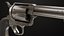 Revólver 04 modelo Colt Silver todas as texturas PBR Unity UE