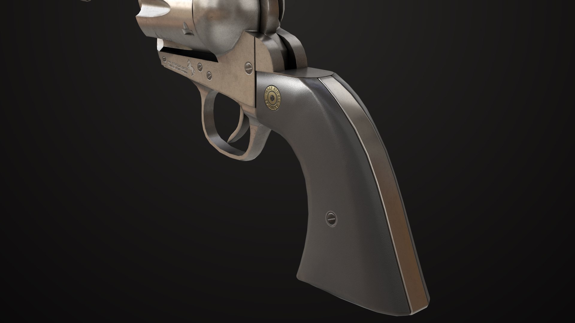 Revolver 03 Model Colt Silver All PBR Unity UE Textures 3D model https://p.turbosquid.com/ts-thumb/34/D901fQ/oH/revolver03_00026/jpg/1703489902/1920x1080/fit_q87/4eb58013edf3c2b8a381fe0f3ebe08ceb9133510/revolver03_00026.jpg