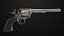 Revólver 04 modelo Colt Silver todas as texturas PBR Unity UE