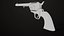 Revólver 04 modelo Colt Silver todas as texturas PBR Unity UE