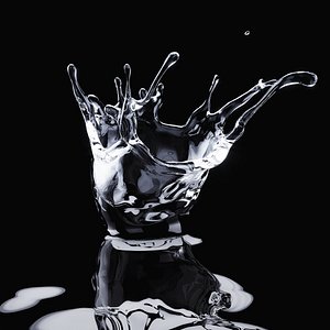 3D Water Drop Crown