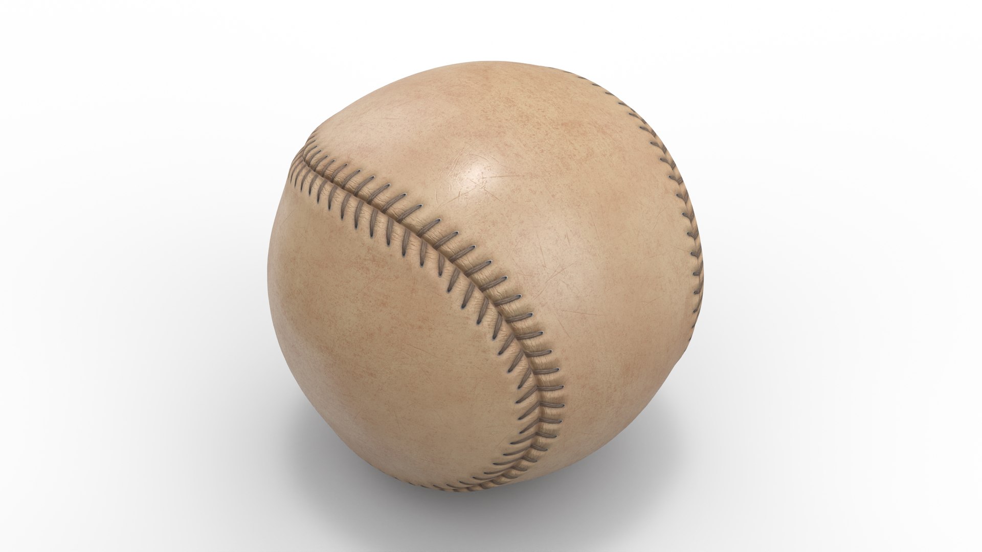Vintage Baseball Balls Collection 2 3D model preview