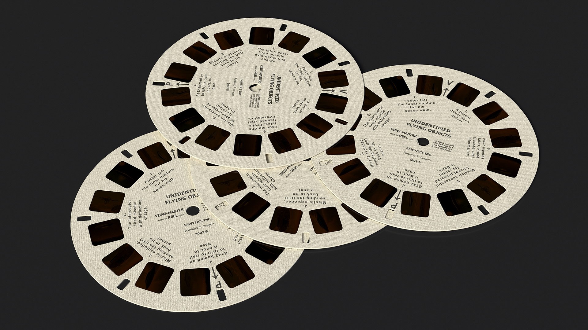 Vintage View-Master Reel 3D Model - TurboSquid 2215322