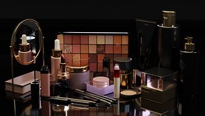 Cosmetic Collection 3D Model