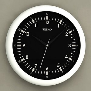 analog wall clock 3d max