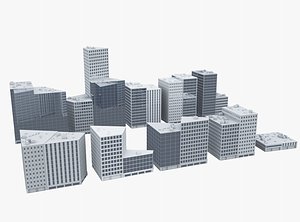 3ds buildings scene