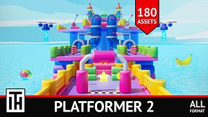 Platformer 2 3D model