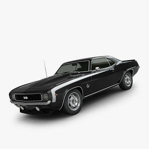 chevrolet camaro 1970 3d model