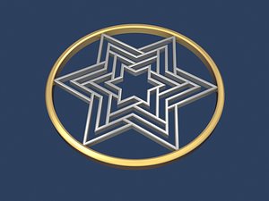 Star of David Circle